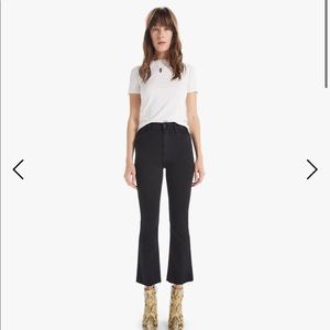 MOTHER Denim Hustler Ankle Fray jeans